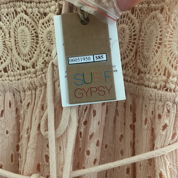 NWT Surf Gypsy Eyelet Tank Tiered Dress - Picture 4 of 8